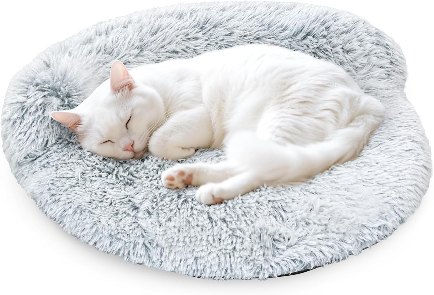 Arquiel Cat Bed Round, Ultra Soft Washable Small Dog Couch Bolster, Anti-Slip Sleeping Mat for Kitten and Puppy(2424inch, Grey) Arquiel Cat Bed Round, Ultra Soft Washable Small Dog Couch Bolster, Anti-Slip Sleeping Mat for Kitten and Puppy(2424inch, Grey)
