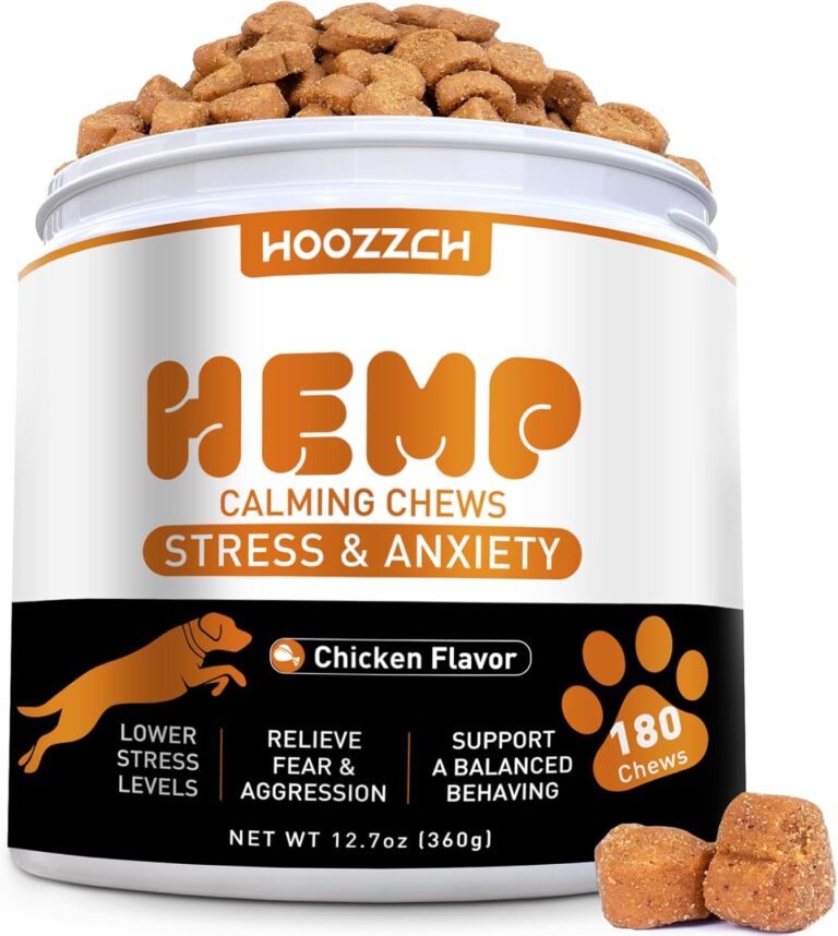 Calming Chews for Dogs - Anxiety Relief Treats Helps with Advanced Stress Relief, Separation Aid, Barking, Composure, Promote Relaxation - All Ages & Sizes, 180 Soft Chews