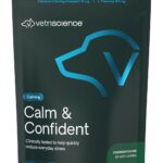 VetriScience Calm & Confident Chews, Composure Clinically Tested Calming and Anxiety Supplement for Small Dogs Under 30 lbs, Reduce Stress, Ideal for Thunderstorms and Fireworks, Chicken, 30 Count