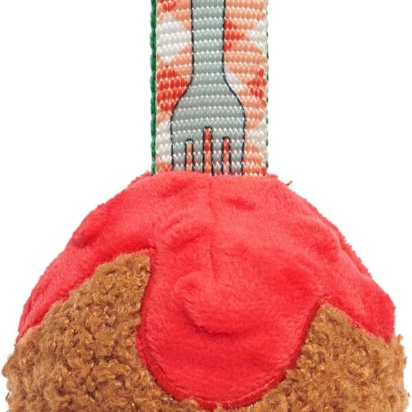 Barkbox BARK A Squeaky Meat -a-Ball Scented Rip & Reveal Dog Toy for Aggressive Chewers - Medium