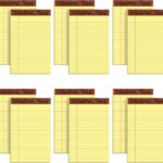 TOPS 5 x 8 Legal Pads, 12 Pack, The Legal Pad Brand, Narrow Ruled, Yellow Paper, 50 Sheets Per Writing Pad, Made in the USA (7501)