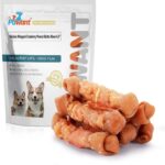 Dog Treats Chicken Wrapped Peanut Butter Bone Rawhide Free Dog Chews Long Lasting 227g