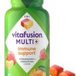 Vitafusion Multi+ Immune Support*  2-in-1 Benefits & Flavors  Adult Gummy Vitamins with Vitamin C, Zinc, Daily Multivitamins, 90 Count