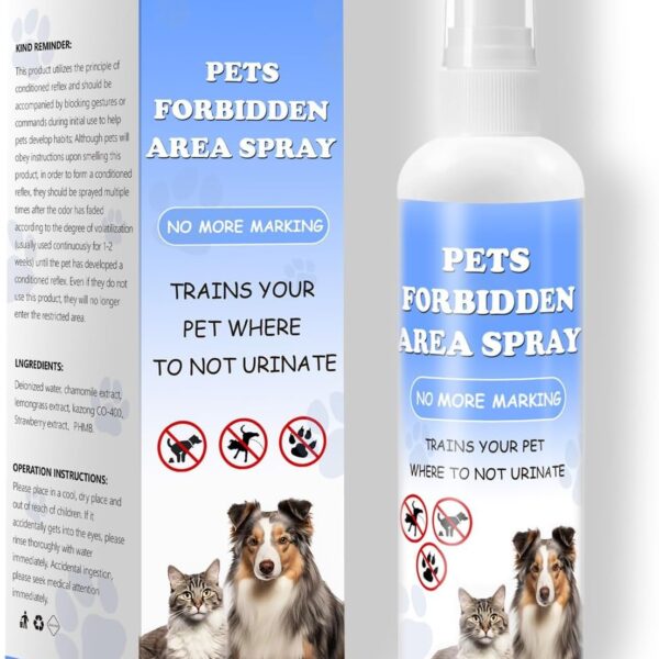 Virmate Dog Not Here! Pet Training Solution  Prevents Chewing, Licking & Peeing  Helps Pets Learn Where Not to Urinate  Safe for Indoor and Outdoor Use  5.92 fl oz