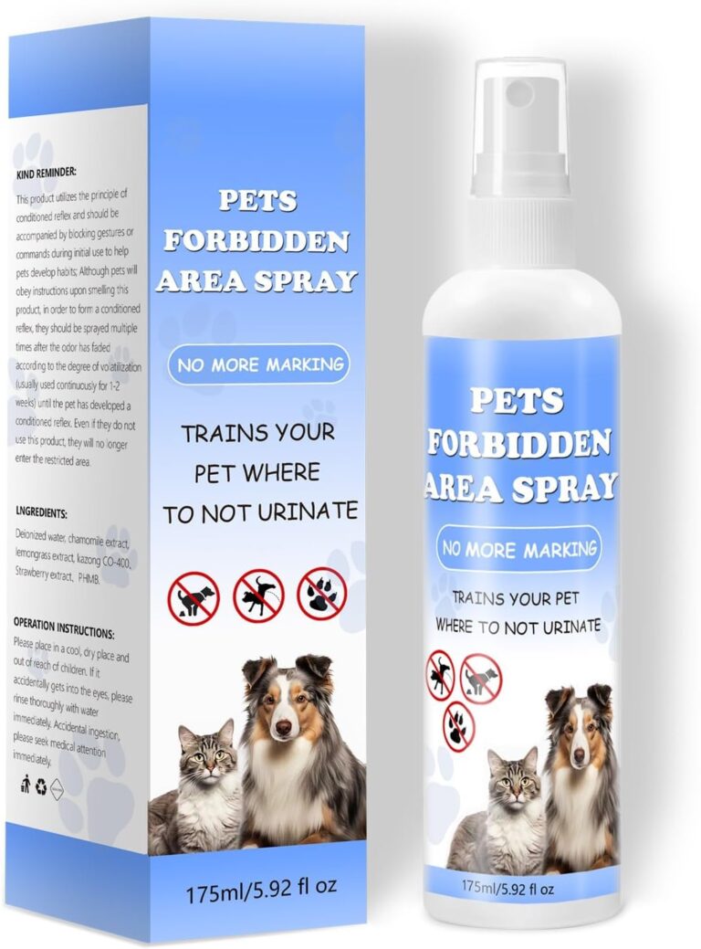 Virmate Dog Not Here! Pet Training Solution  Prevents Chewing, Licking & Peeing  Helps Pets Learn Where Not to Urinate  Safe for Indoor and Outdoor Use  5.92 fl oz