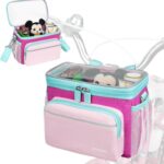 Jaffzora Kids Bike Basket, Front Frame Handlebar Bag for Toddler Scooter Tricycle Bicycle, Cute Small Fabric Bicycle Basket for Boys & Girls,