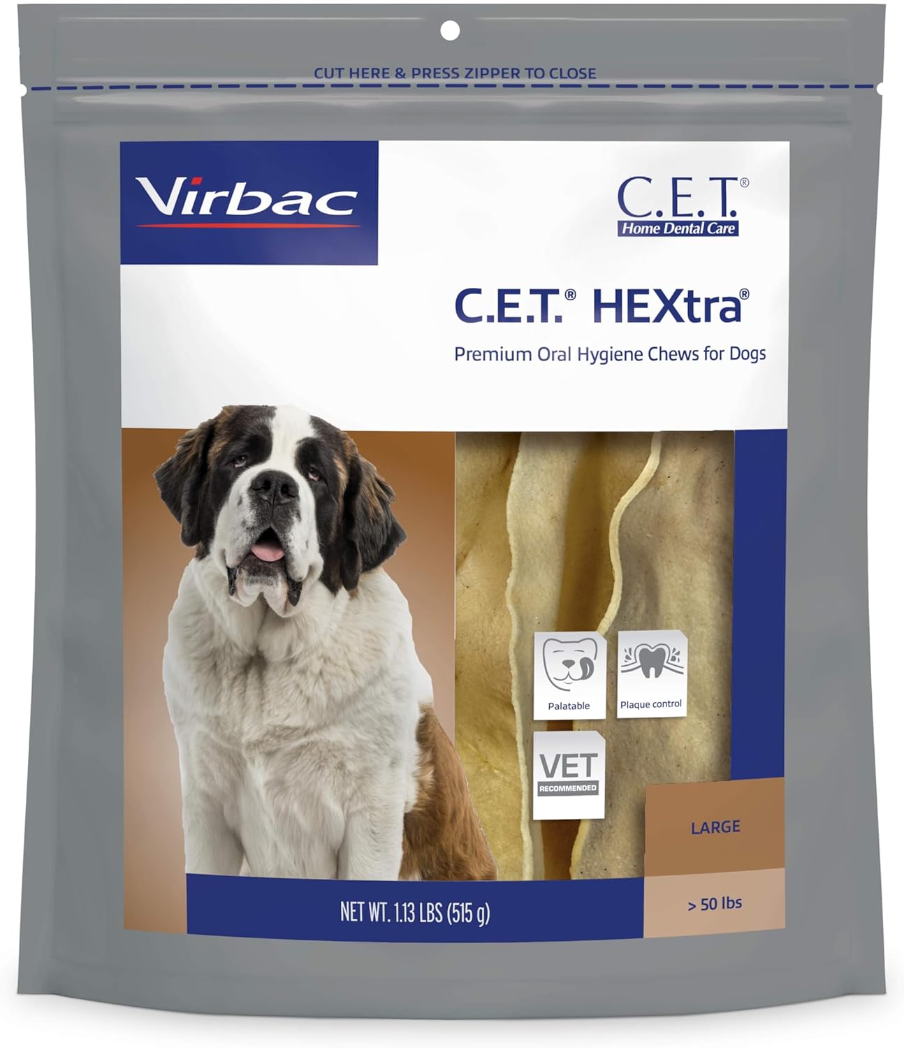 Virbac C.E.T. HEXtra Premium Oral Hygiene for Dogs, over 50lbs. Virbac C.E.T. HEXtra Premium Oral Hygiene for Dogs, over 50lbs.
