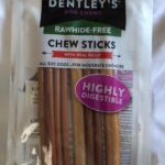 Dentleys`s Rawhide-Free Chew Sticks with Real Bully Highly Digestible 5-6 inch Sticks