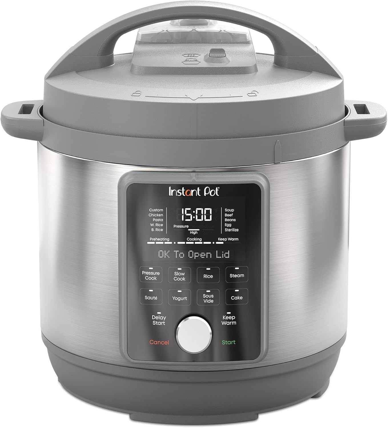 Instant Pot, 8-Quart Whisper Quiet 9-in-1 Electric Pressure Cooker, Slow Rice Cooker, Steamer, Saut, Yogurt Maker, Warmer & Sterilizer, App With Over 800 Recipes, Stainless Steel, Duo Plus Instant Pot, 8-Quart Whisper Quiet 9-in-1 Electric Pressure Cooker, Slow Rice Cooker, Steamer, Saut, Yogurt Maker, Warmer & Sterilizer, App With Over 800 Recipes, Stainless Steel, Duo Plus