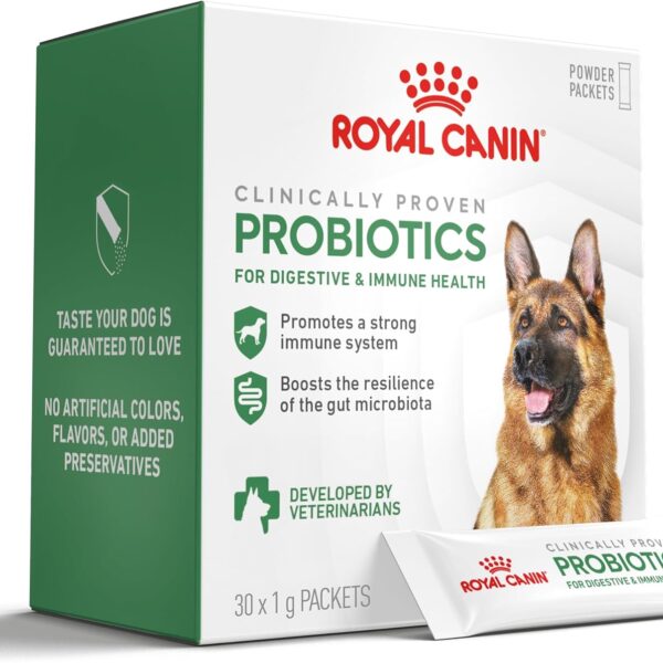 Royal Canin Probiotics for Dogs Digestive and Immune Health Powder Supplement for Dogs of All Ages, 30 Count
