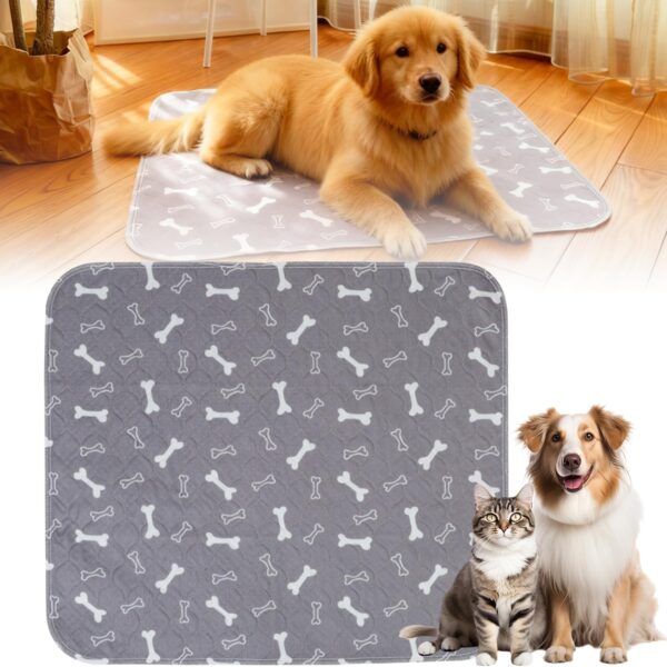 Puppy Pee Pads for Dogs,Upgraded Reusable Puppy Pads with Pheromones,Washable Pet Pads for Dogs & Cats,Durable Leak-Proof & Anti-Slip Pet Training Pads for Home & Travel (L:32"  35")