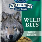 Blue Buffalo Wilderness Wild Bits Soft & Chewy Training Treats for Dogs, Grain-Free, Duck Recipe, 4-oz. Bag