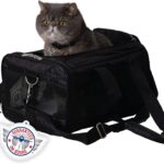 Sherpa Original Deluxe Travel Pet Carrier, Airline Approved & Guaranteed On Board - Black, Small