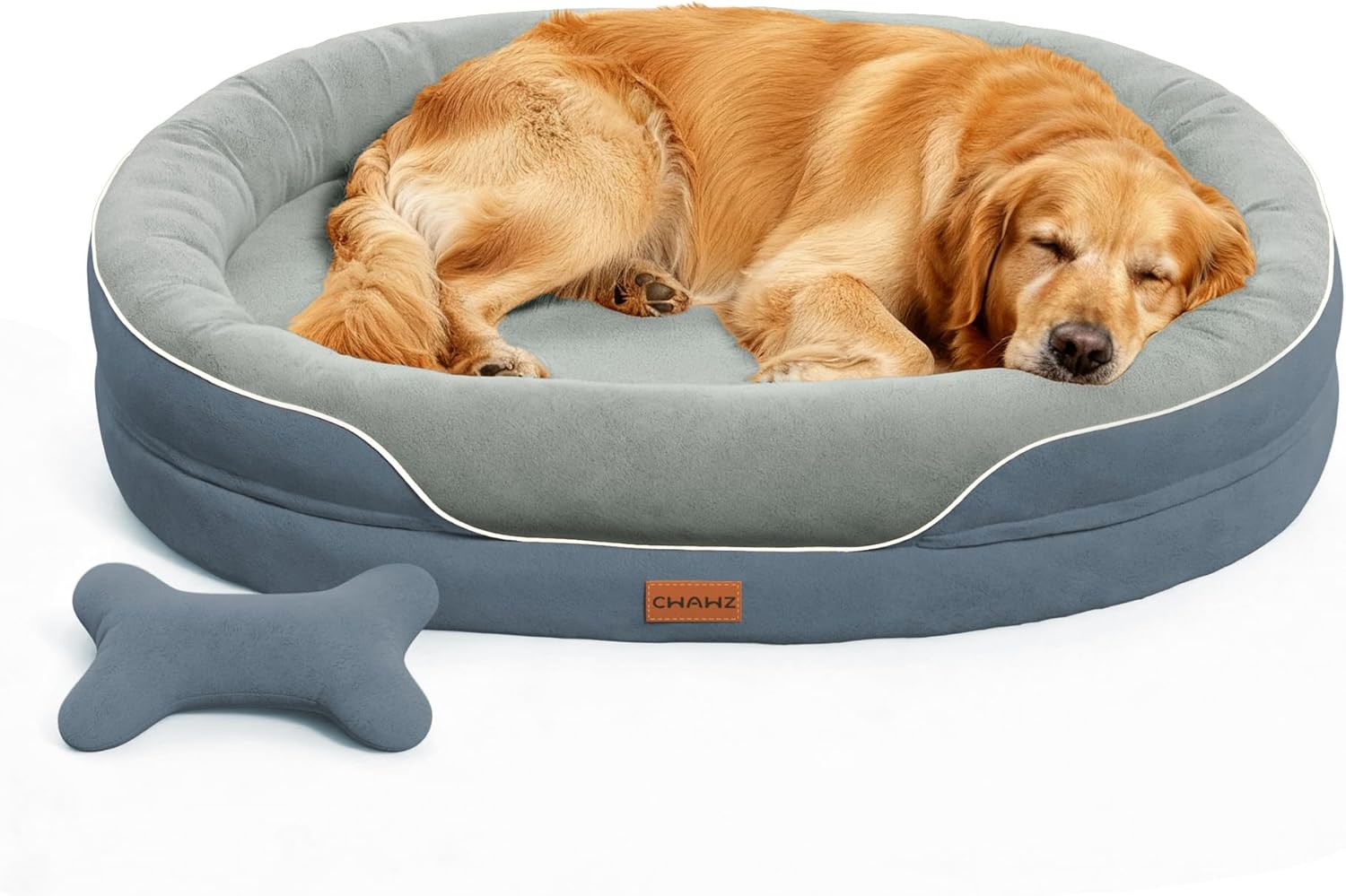 XL Orthopedic Dog Bed, Extra Large Dog Bed, Dog Sofa for Large Sized Dogs with Full-Surround Bolsters, Dual-Sided Dog Cooling Bed with Memory Foam, Washable Sofa with Nonslip Bottom, Dark Grey XL Orthopedic Dog Bed, Extra Large Dog Bed, Dog Sofa for Large Sized Dogs with Full-Surround Bolsters, Dual-Sided Dog Cooling Bed with Memory Foam, Washable Sofa with Nonslip Bottom, Dark Grey