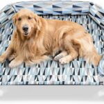 Orthopedic Dog Bed - Beds Bolster,Cooling Elevated Dog Beds with Metal Frame,Raised Dogs Bed,Easy to Assemble,Up to 130 lbs,X-Large (51" L x 32.3" W x 7.8" Th)