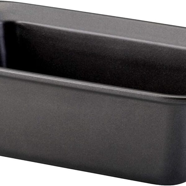 Rachael Ray Yum-o! Bakeware Oven Lovin' Nonstick Loaf Pan, 9-Inch by 5-Inch Steel Pan, Gray with Orange Handles