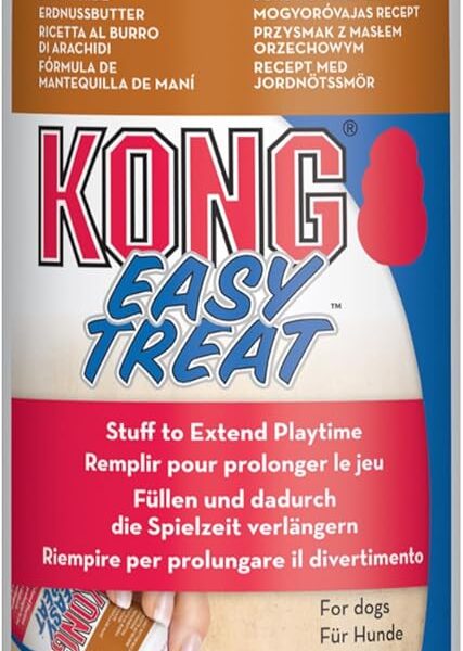 KONG - Easy Treat - Dog Treat Paste - Peanut Butter - 8 Ounce