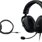 Logitech G Pro X SE Wired Gaming Headset with Microphone: Detachable Mic, DTS Headphone:X 7.1, Memory Foam Ear Pads, 50 mm Drivers, USB DAC Incl. - Black