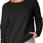 Hanes womens Crewneck Sweatshirt, Ecosmart Fleece Pullover With V-notch, Sweatshirt for Women