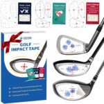 Golf Impact Tape  2025 Innovative Training & Battle Golf Edition  Club Face Stickers for Drivers, Irons & Woods  Instant Swing Feedback, Interactive Practice,Great Golf Gift for Men & Dads