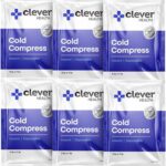 Instant Cold Pack | Disposable Ice Packs - Cold Therapy - for Injuries, Swelling, Inflammation, Muscle Strains, Sprains, Perfect for First aid Kit, Outdoor Activities, Athletes. 5x7 Inches, 6 Pack.