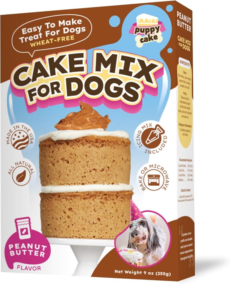 Puppy Cake Wheat-Free Peanut Butter Cake Mix and Frosting for Dogs