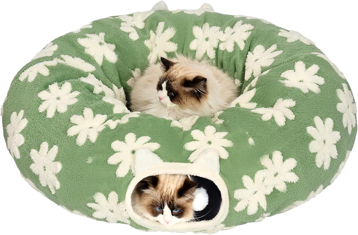 Pesen Cat Tunnel Bed with Soft Cushion, Cat Toys for Indoor Cats Enhance Bonding Between Pets and Owners, Encourage Exploration, and Satisfy Natural Instincts for Kittens, Dogs, and Rabbits Pesen Cat Tunnel Bed with Soft Cushion, Cat Toys for Indoor Cats Enhance Bonding Between Pets and Owners, Encourage Exploration, and Satisfy Natural Instincts for Kittens, Dogs, and Rabbits