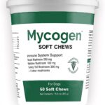 Mycogen for Dogs - Vitamins with 8 Types of Mushrooms - Support Immune System - 60 Soft Chews