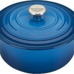 Le Creuset Enameled Cast Iron Signature Round Dutch Oven, 5.5 qt., Marseille