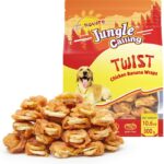 Jungle Calling Chicken Wrapped Banana Dog Treats  Healthy Low-Fat, Grain-Free Training Snacks with Natural Fiber for Small and Medium Dogs, 10.6 oz