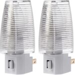 Projectpak Plug in Night Light with Manual On/Off Switch for Hallway, Kids Bedroom, Stairways  Includes 4W Incandescent Bulb | 4 Pack