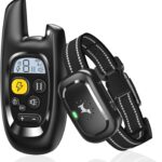 Dog Shock Collar with Remote Control- [Newly Upgraded] Dog Training Collar for Small Medium Large Dogs, Electric Collar for Dogs Training Rechargeable, Waterproof E Collars with Shock-Lock Keypad