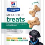 Hill's Prescription Diet Metabolic Weight Management Dog Treats, Veterinary Diet, 12 oz. Bag