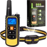 Waterproof Dog Shock Collar with Remote 3300 FT  3 Modes Beep Vibrate Static, LED Light, 20-Level Adjustable, Rechargeable Training Collar for Small Medium Large Dogs 8-120 lbs