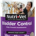 Nutri-Vet Bladder Control Supplement, Cranberry Supplement, Dog Products, Immune Support, Helps Dog Urinary Incontinence, Bladder Control Pills, Urinary Tract Health, Puppy Support, 90 Tablets