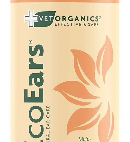 EcoEars Dog Ear Cleaner. Natural Multi-Action Formula. for Bad Discharge & Smell. Naturally Removes Foreign Matter and Cleanses The Most Difficult Ears. 100% Guaranteed