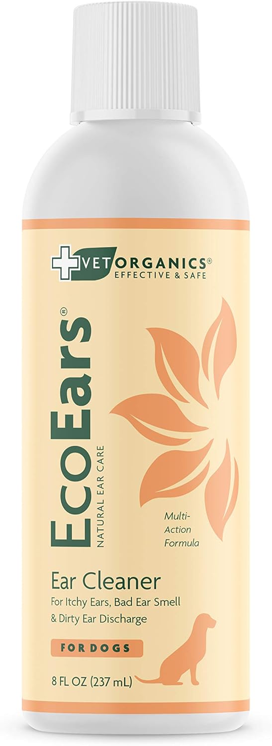 EcoEars Dog Ear Cleaner. Natural Multi-Action Formula. for Bad Discharge & Smell. Naturally Removes Foreign Matter and Cleanses The Most Difficult Ears. 100% Guaranteed EcoEars Dog Ear Cleaner. Natural Multi-Action Formula. for Bad Discharge & Smell. Naturally Removes Foreign Matter and Cleanses The Most Difficult Ears. 100% Guaranteed