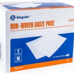 Kingstar Sterile Nonwoven Gauze Pads, 4"x 4" Wound Dressing, 60 Packs - 120 Pieces Superior Soft Sponge Pads, Higher Absorbent Gauze Compresses for Trauma or Post-Operative Wound Care