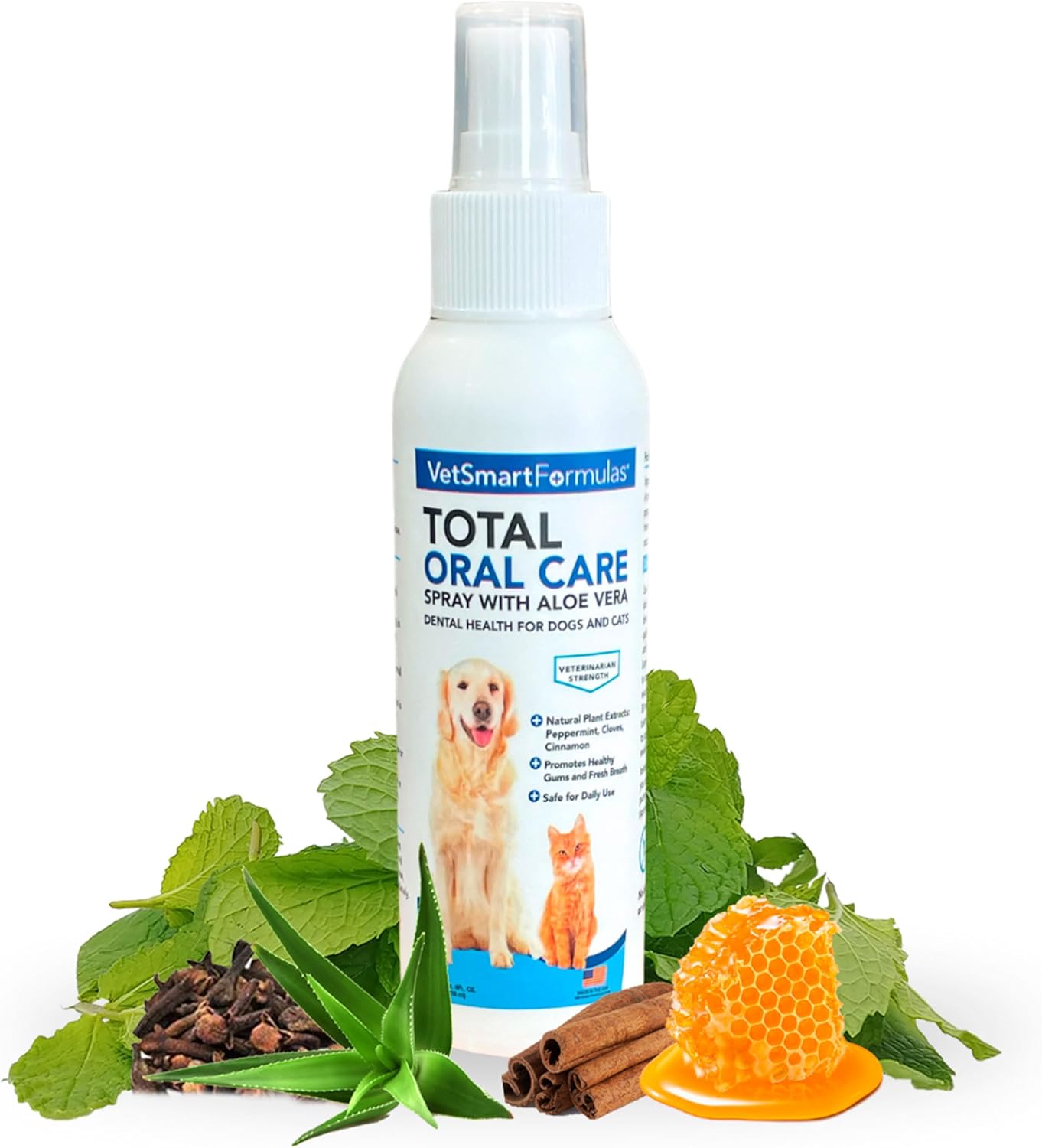 Dog Breath Freshener: Eliminate Bad Breath and Prevent Oral Disease in Dogs and Cats - Teeth Cleaning Spray with Aloe Vera - Plaque and Tartar Remover, Oral Hygiene for Pets (Pack of 1) Dog Breath Freshener: Eliminate Bad Breath and Prevent Oral Disease in Dogs and Cats - Teeth Cleaning Spray with Aloe Vera - Plaque and Tartar Remover, Oral Hygiene for Pets (Pack of 1)
