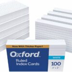 Oxford 31EE Ruled Index Cards, 3" x 5", White, 1,000 Cards (10 Packs of 100) (31)