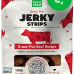 Open Farm, Dog Jerky Treats, Soft & Chewy Oven-Baked Jerky Strips Made with Ethically & Sustainably Sourced Ingredients, Protein Packed Dog Treats, Grain-Free Grass-Fed Beef Recipe, 5.6oz Pouch