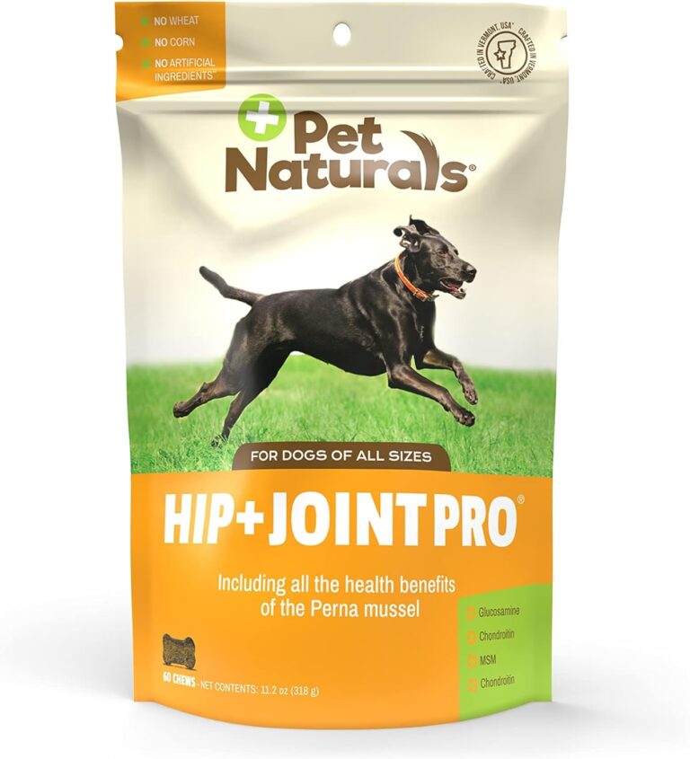 Pet Naturals Hip and Joint PRO with Glucosamine, Chondroitin and MSM for Dogs, 60 Chews