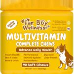 Maximum Support Daily Dog Multivitamin  Advanced Care Formula for Fast Relief of Hip & Joint, Skin & Coat, Immune & Allergy Health  Glucosamine, Chondroitin, Probiotics & Omega Fish Oil  90 Chews