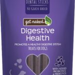 Get Naked Grain Free 1 Pouch 6.2 Oz Digestive Health Dental Chew Sticks, Small