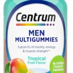 Centrum Men's Multivitamin Gummies, Immune, Energy, Healthy Appearance Support, 100 Count, 50 Day Supply