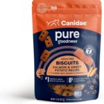 Canidae Pure Dog Treat Biscuits with Salmon & Sweet Potato, 11 oz, Grain Free