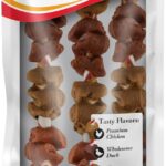 GOOD 'N' FUN Triple Flavor Colossal Kabobs, 3 Count, Treat Extra-Large Dogs to Long-Lasting Rawhide Chews