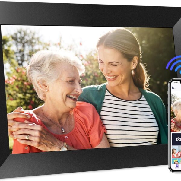 Uhale Digital Picture Frame WiFi 10.1 Inch with 32GB Storage, Electronic Photo Frames 1280 x 800 HD IPS Touch Screen, Auto Rotate, Slideshow, Instantly Share Photos and Videos from Anywhere