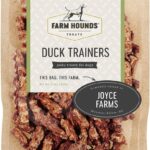 Farm Hounds - Duck Trainers - Premium Natural Jerky for Dogs - 100% Humanely Raised - Easy-Break - Great for Training & Treats - No Added Fillers - Made in USA - 4.5 oz - 1 Pack
