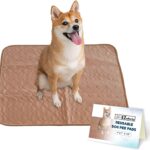 EZwhelp Reusable Dog Pee Pads - Waterproof Training Pads for Dogs - Washable & Sanitary-Rounded Corners-Laminated, Lightweight, Durable - Pet Essentials for Puppy Training and Whelping - 27"x32"